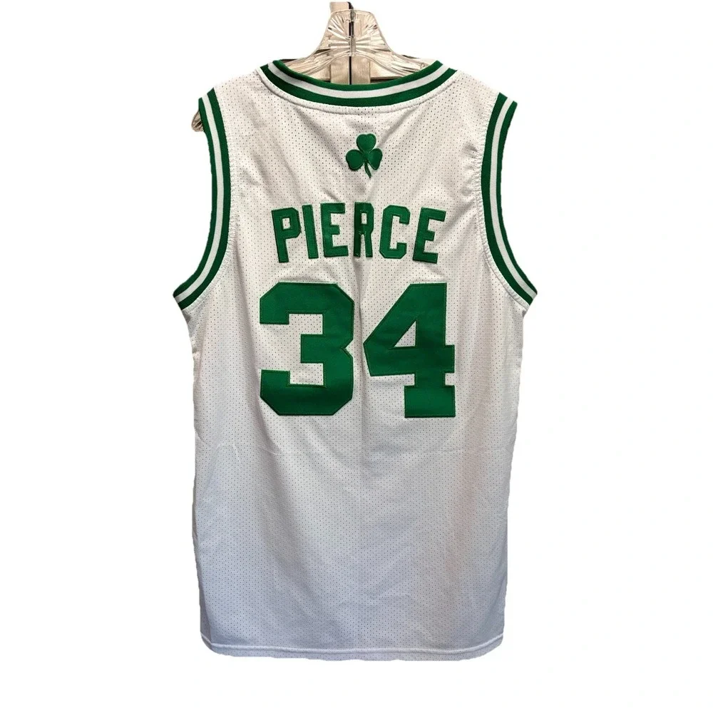 Adidas‎ NBA Boston Celtics Green/White Jersey Tank Size 44 Pierce #34 Lic EUC